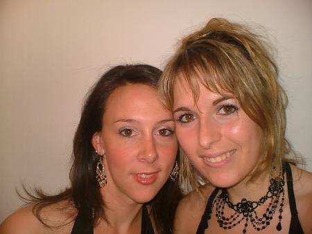 Me voici donc avec ma copine m�lanie!!